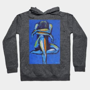 Blue Mood 2 - Female Nude Hoodie